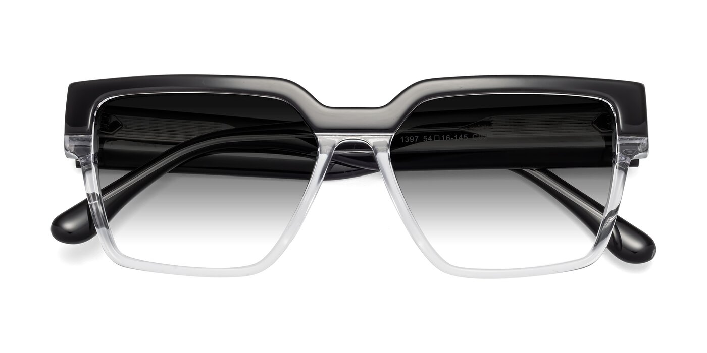 Rincon - Black / Clear Gradient Sunglasses