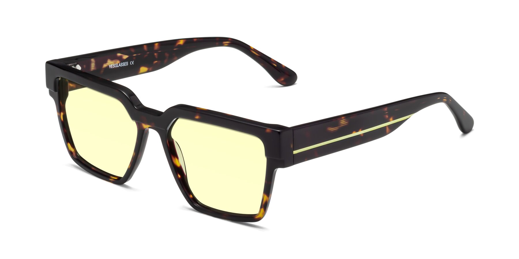 Angle of Rincon in Tortoise with Light Yellow Tinted Lenses