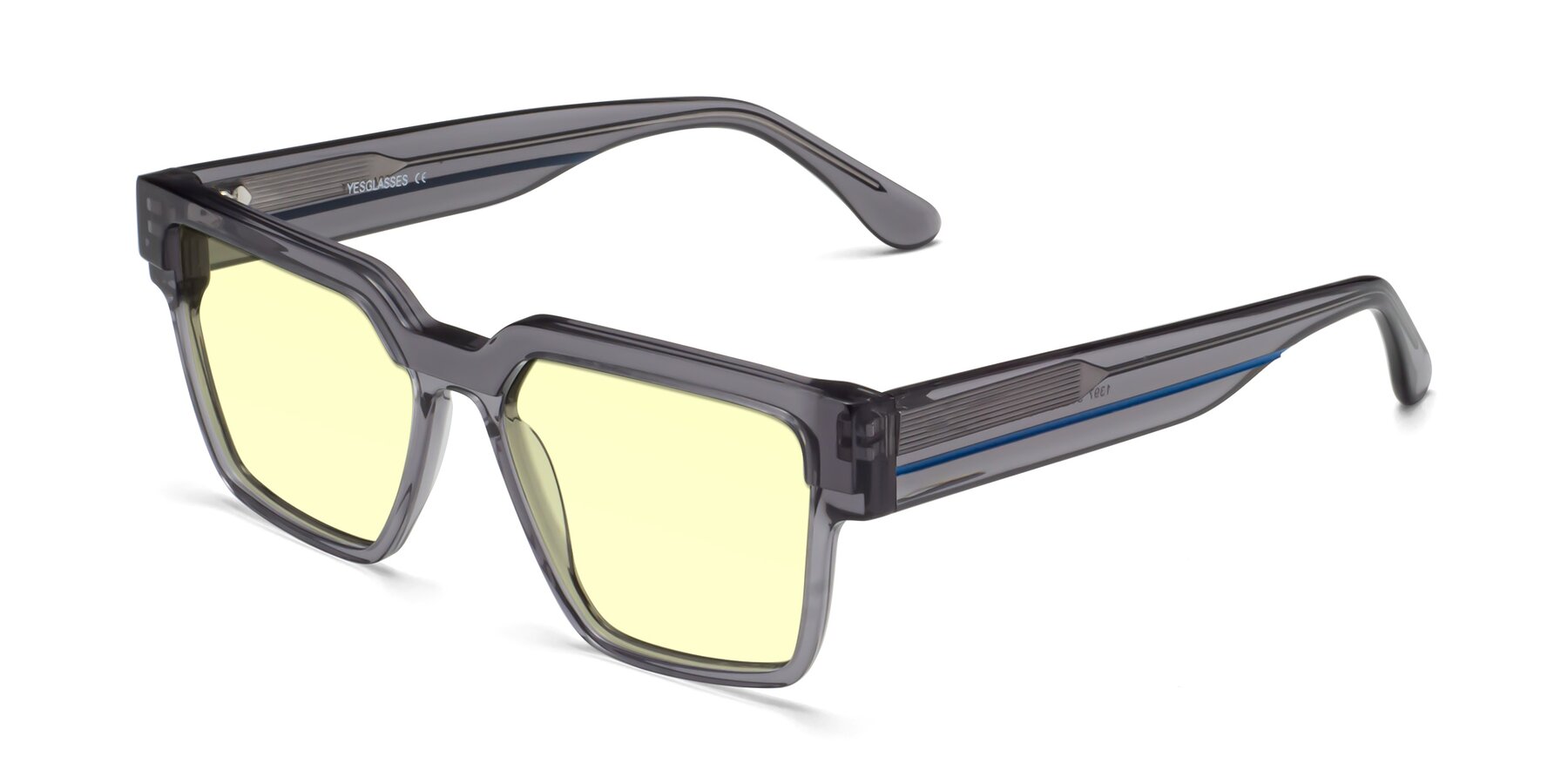 Angle of Rincon in Gray with Light Yellow Tinted Lenses