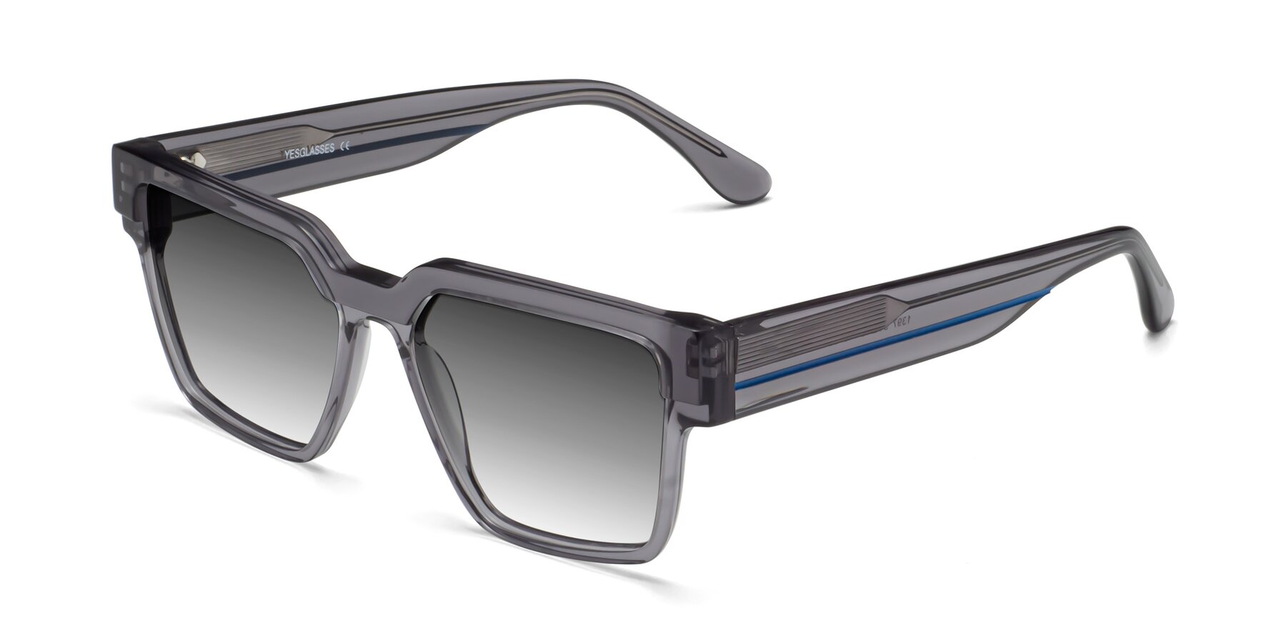Angle of Rincon in Gray with Gray Gradient Lenses