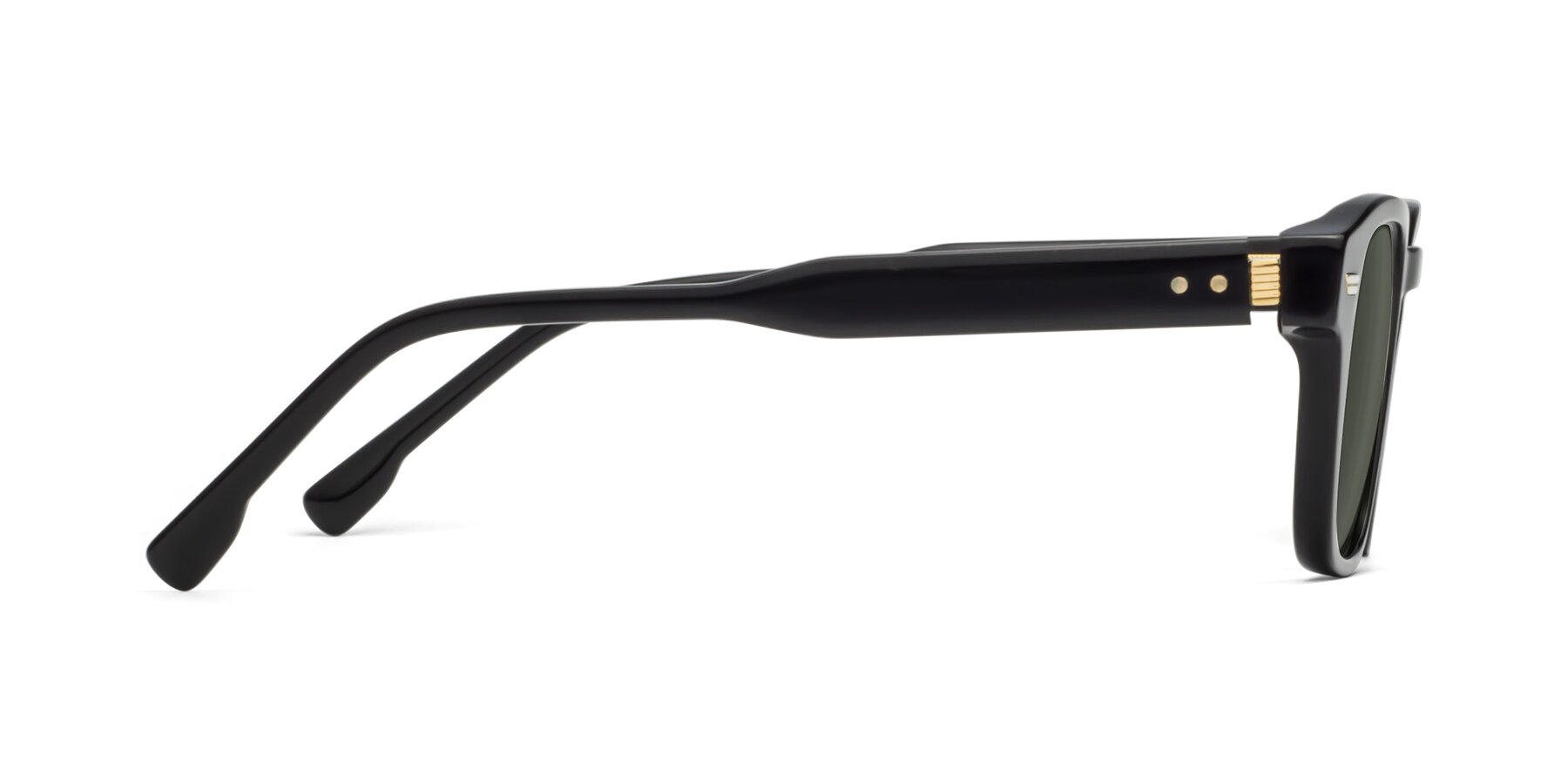 Side of 1421 in Black with Gray Polarized Lenses
