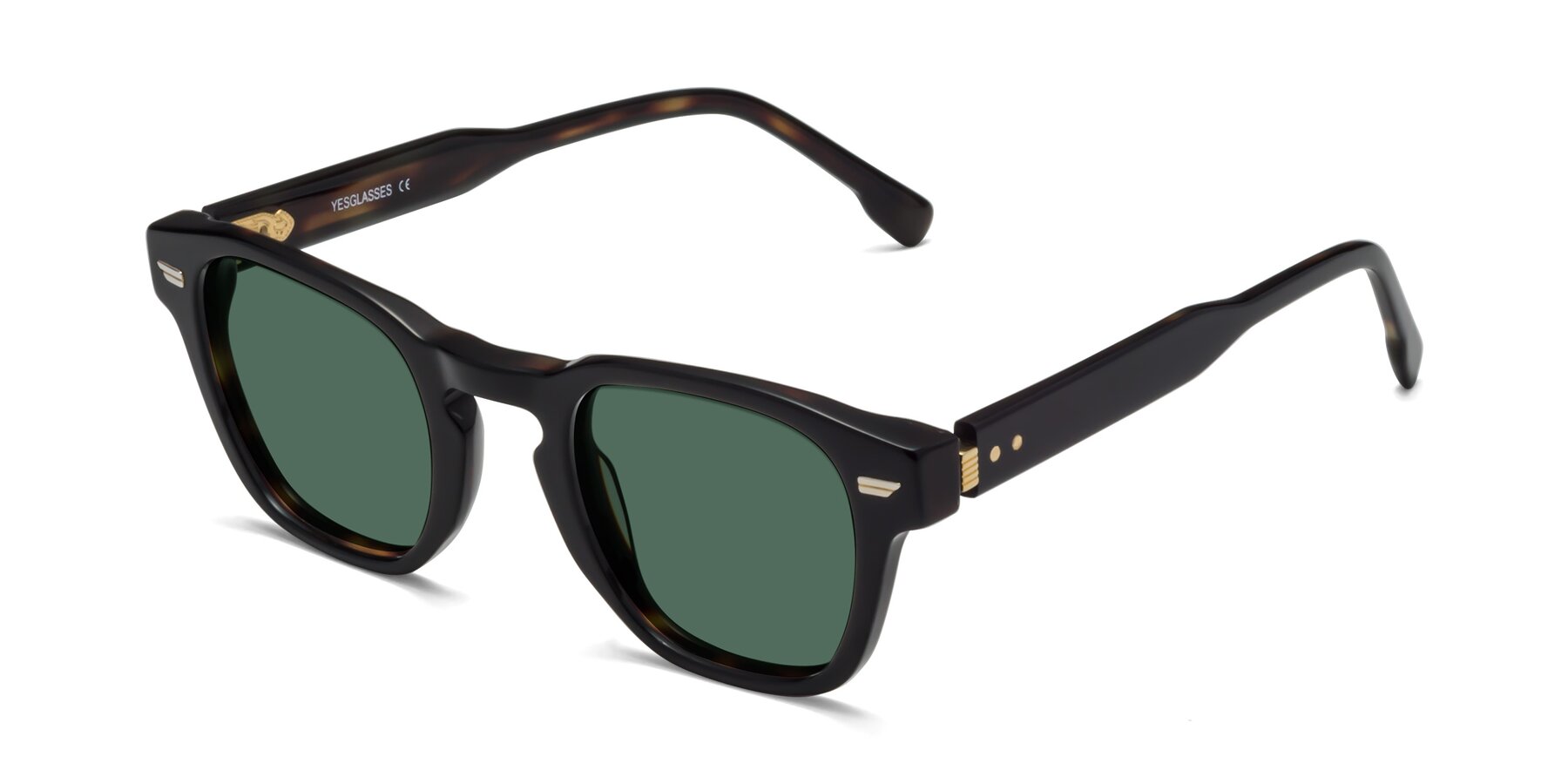 Angle of 1421 in Black-Tortoise with Green Polarized Lenses