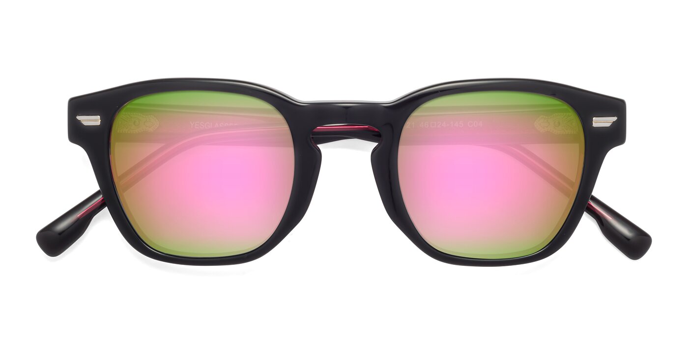 Costa - Black / Wine Flash Mirrored Sunglasses