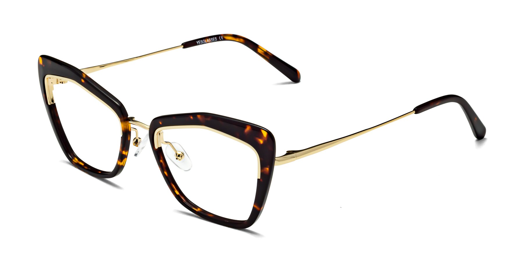 Angle of Lasso in Deep Tortoise with Clear Reading Eyeglass Lenses