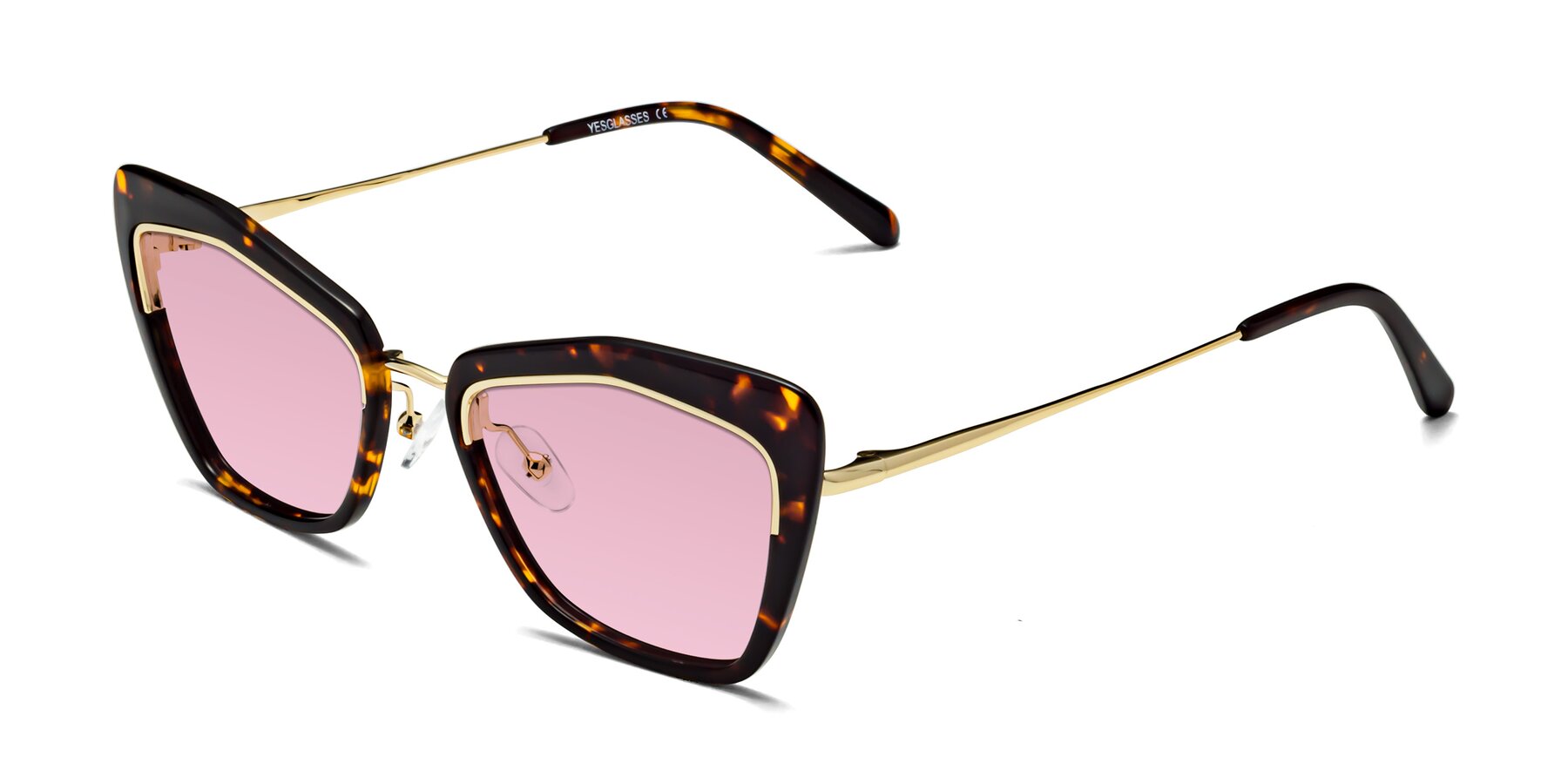 Angle of Lasso in Deep Tortoise with Light Wine Tinted Lenses