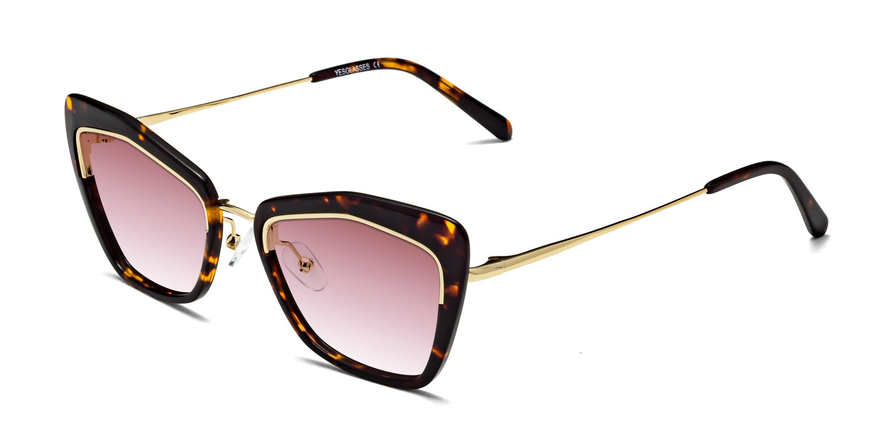 Angle of Lasso in Deep Tortoise with Garnet Gradient Lenses