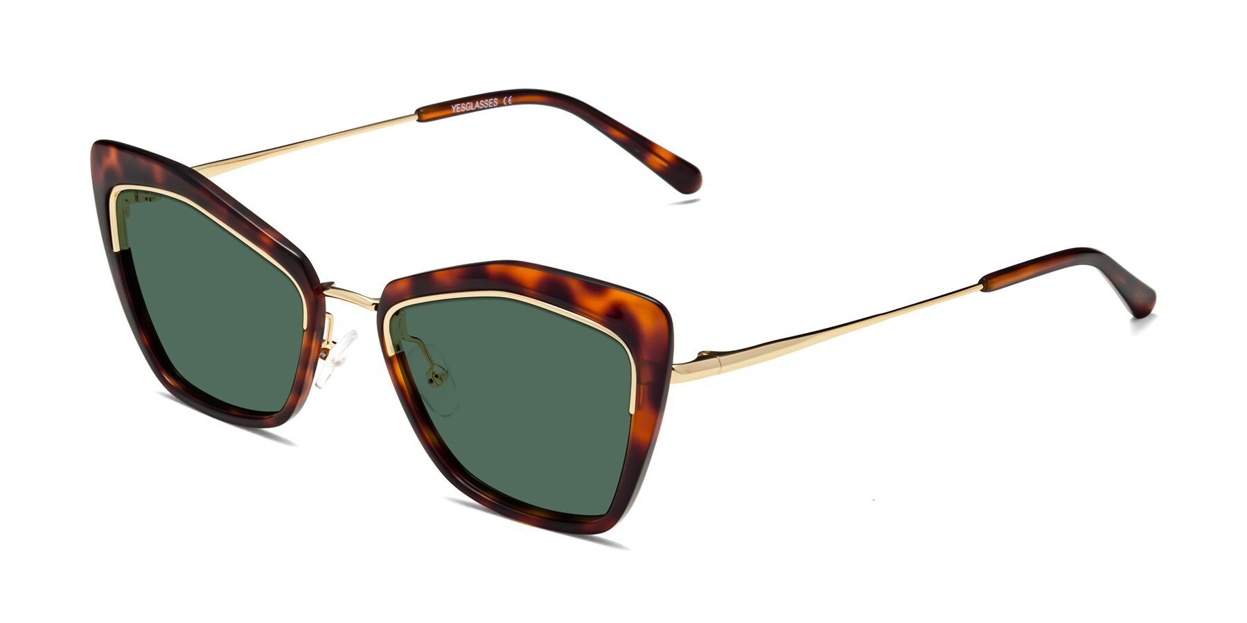 Angle of Lasso in Light Tortoise with Green Polarized Lenses