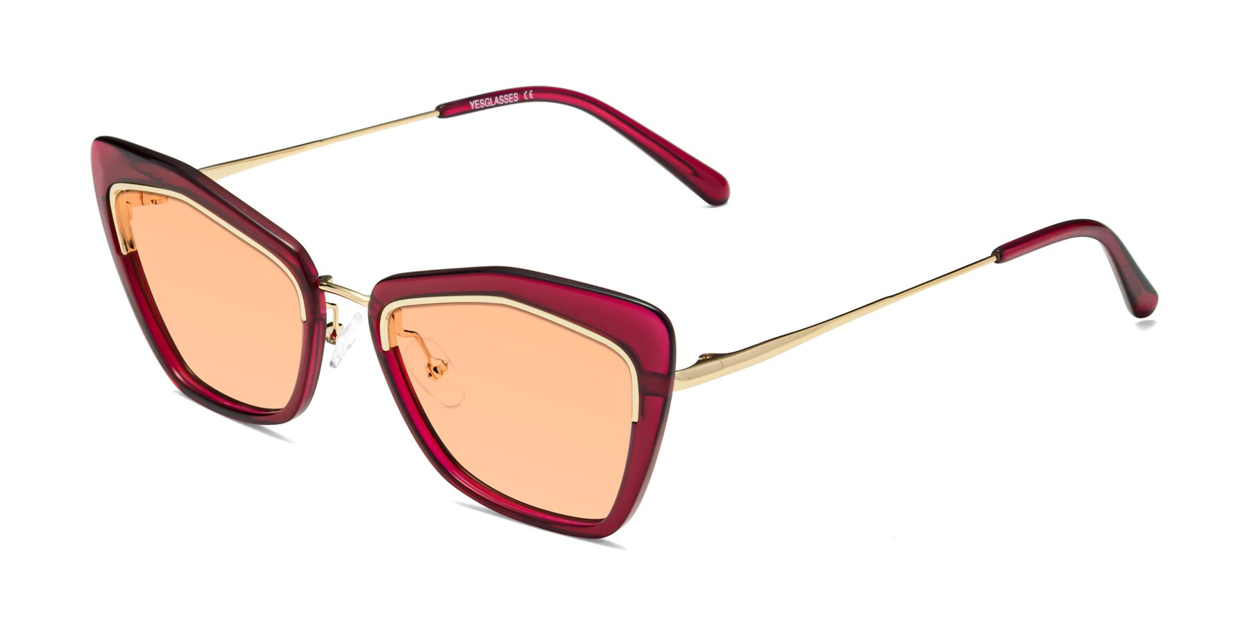Angle of Lasso in Wine with Light Orange Tinted Lenses