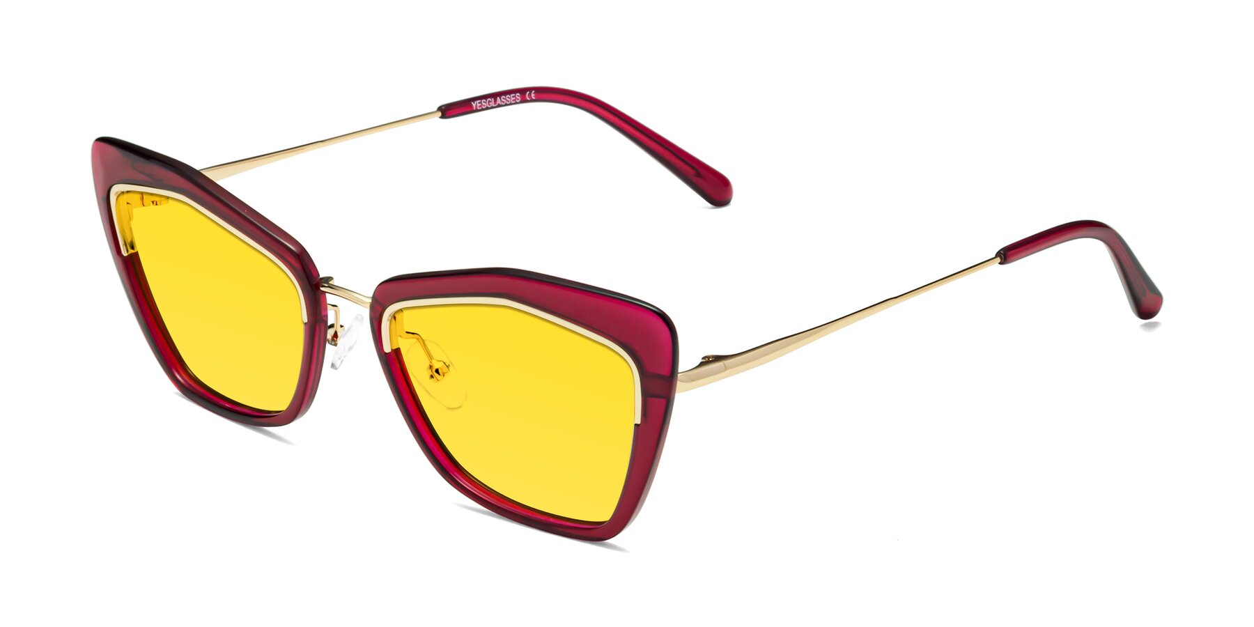 Angle of Lasso in Wine with Yellow Tinted Lenses