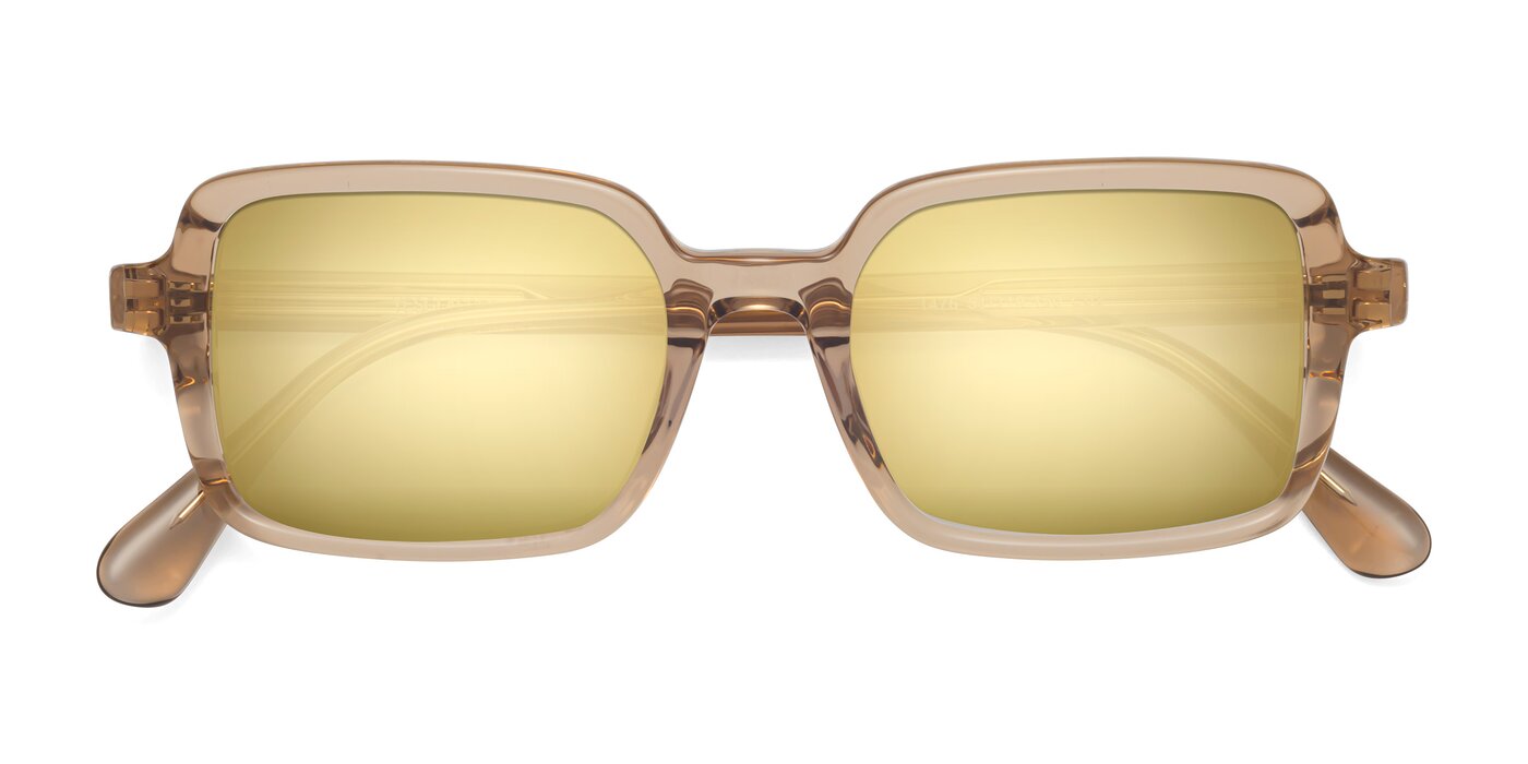 Canuto - Caramel Flash Mirrored Sunglasses