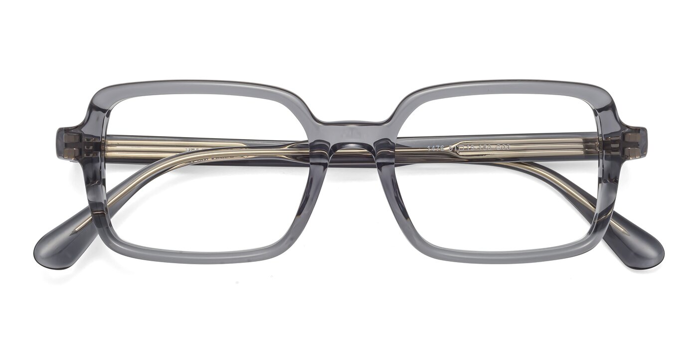 Canuto - Transparent Gray Reading Glasses