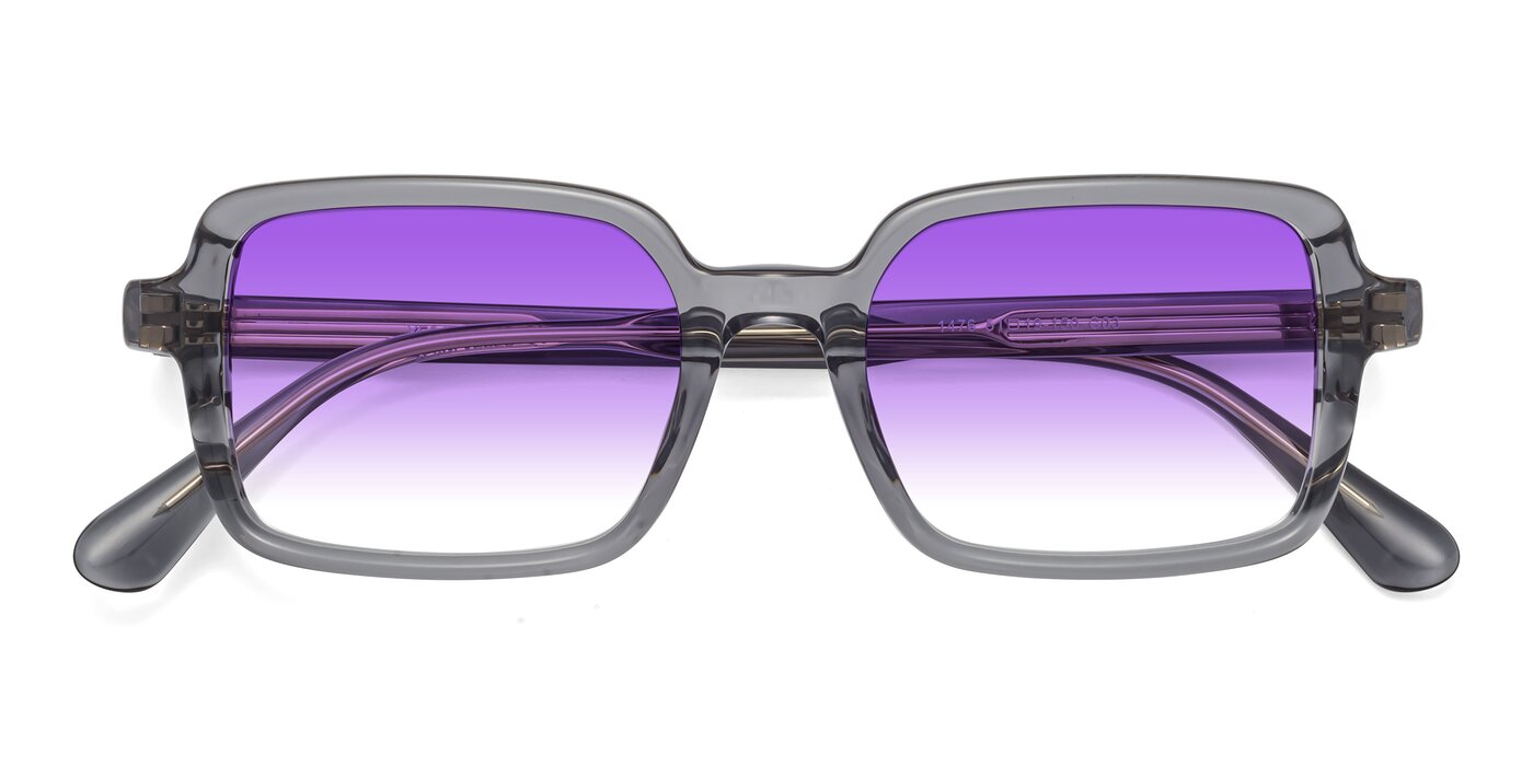 Canuto - Transparent Gray Gradient Sunglasses