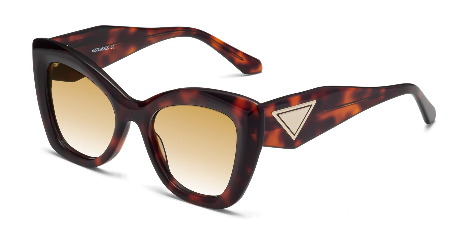 Angle of Riffe in Tortoise with Champagne Gradient Lenses