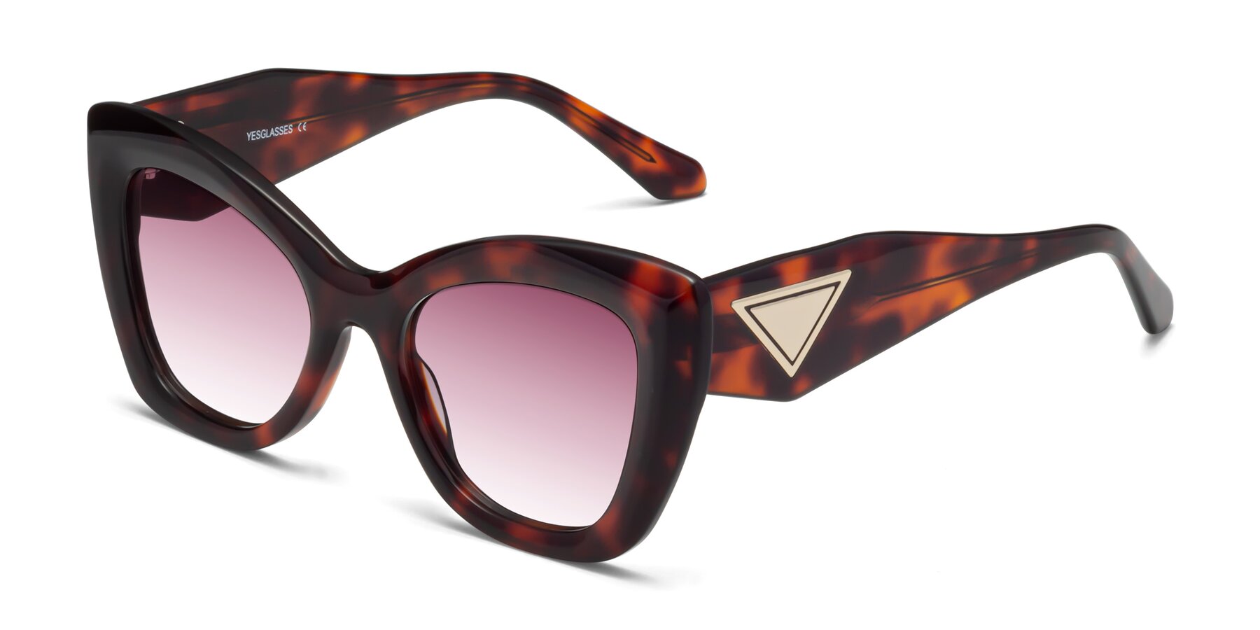 Angle of Riffe in Tortoise with Wine Gradient Lenses