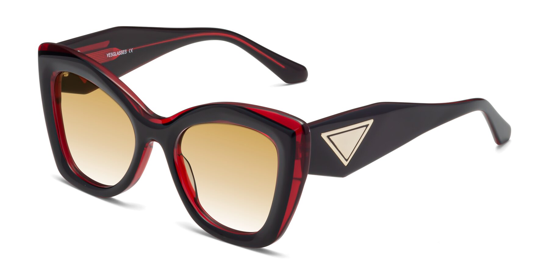 Angle of Riffe in Black-Wine with Champagne Gradient Lenses