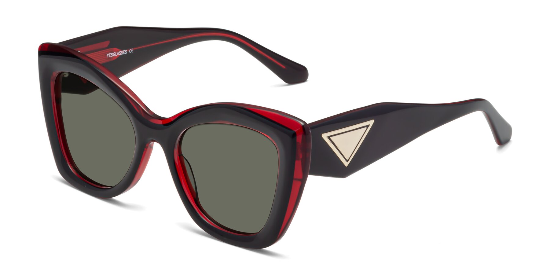 Angle of Riffe in Black-Wine with Gray Polarized Lenses