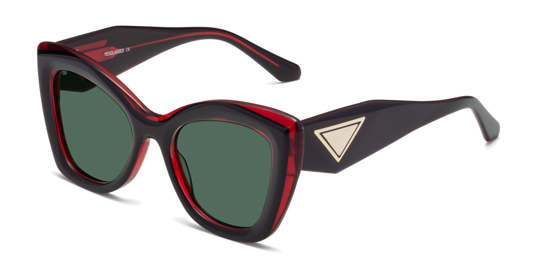 Angle of Riffe in Black-Wine with Green Polarized Lenses