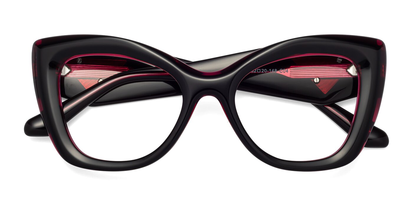 Riffe - Black / Purple Eyeglasses