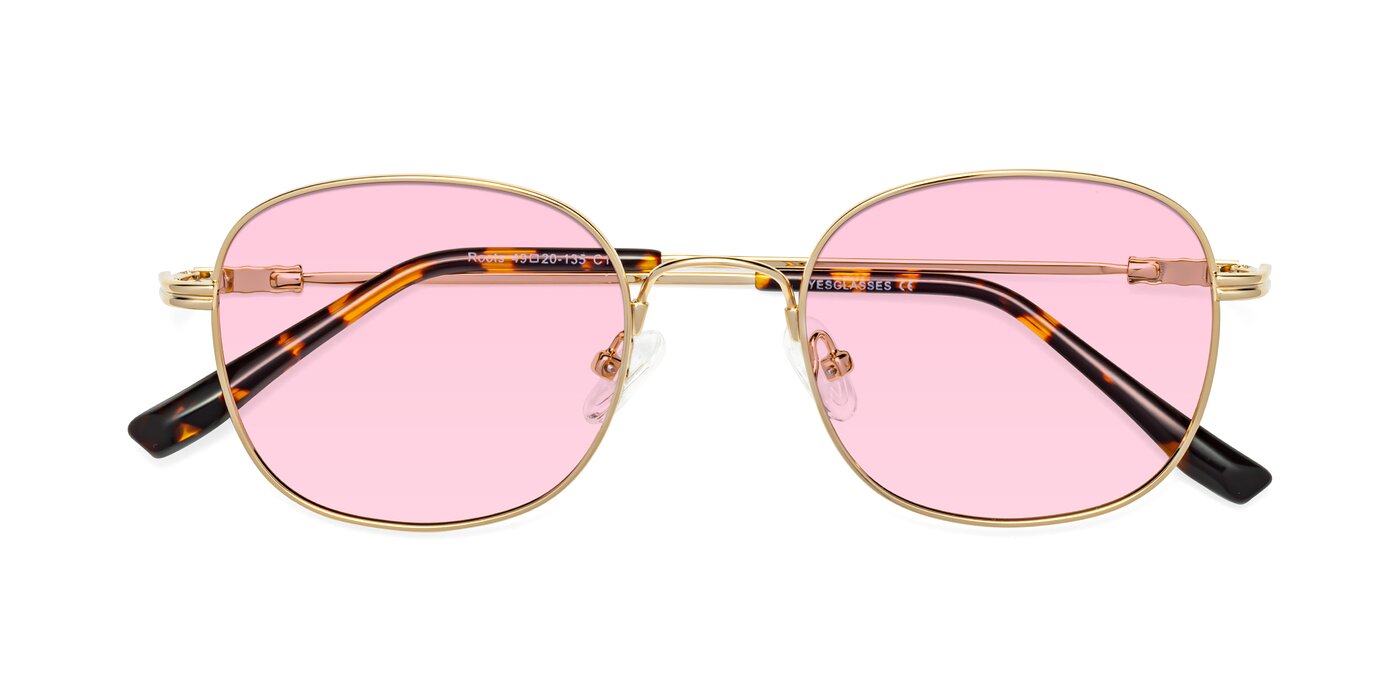 Roots - Gold Tinted Sunglasses