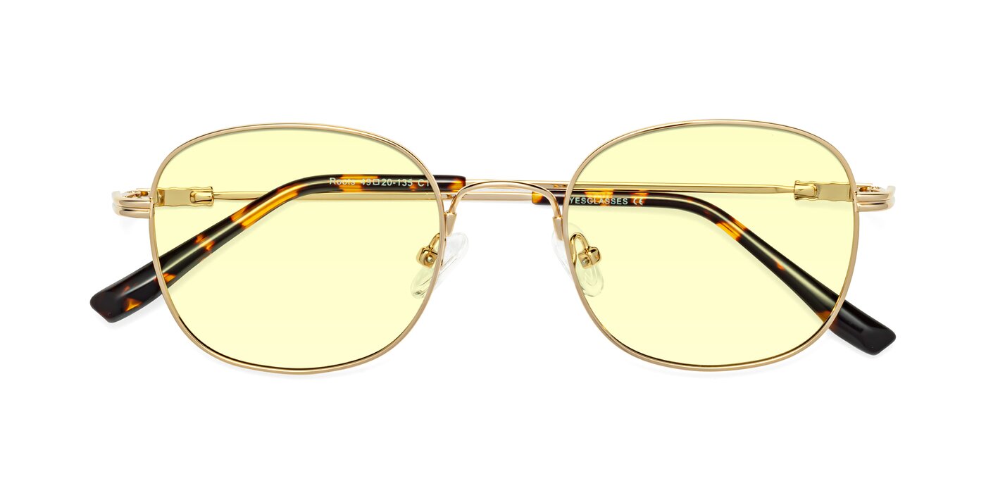 Roots - Gold Tinted Sunglasses