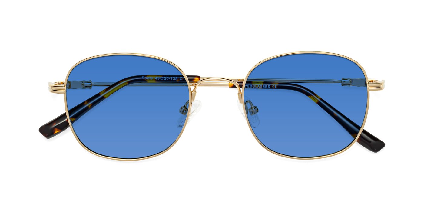 Roots - Gold Tinted Sunglasses