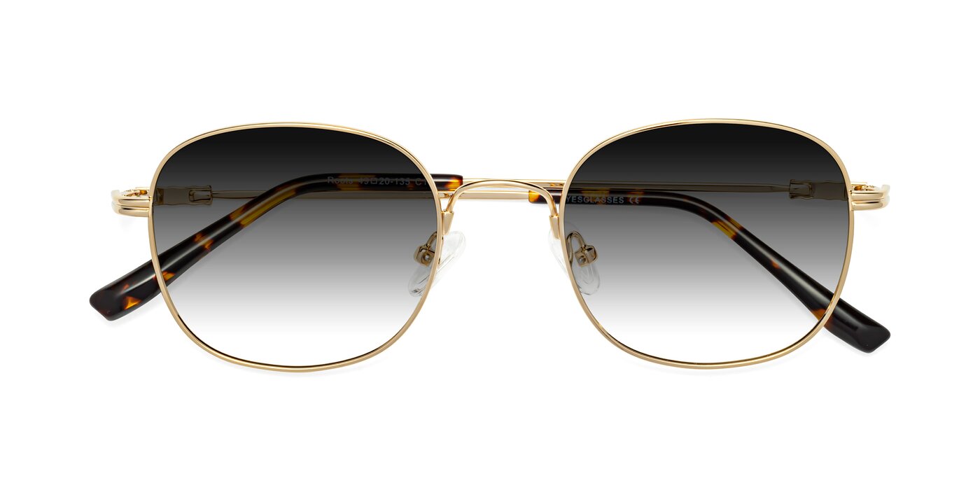 Roots - Gold Gradient Sunglasses