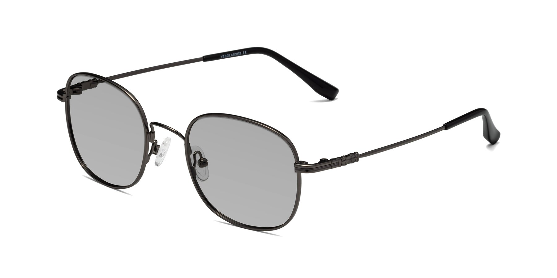Angle of Roots in Gunmetal with Light Gray Tinted Lenses