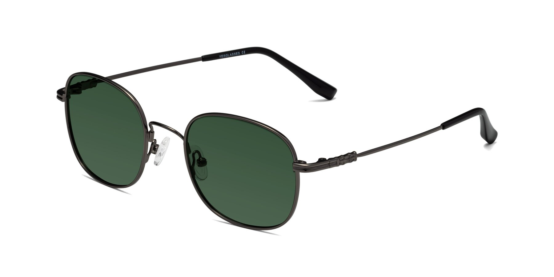 Angle of Roots in Gunmetal with Green Tinted Lenses