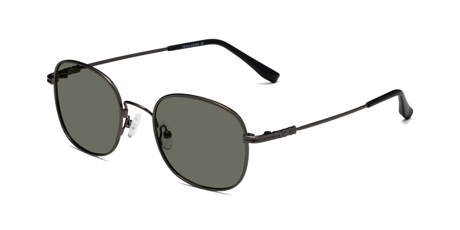 Angle of Roots in Gunmetal with Gray Polarized Lenses