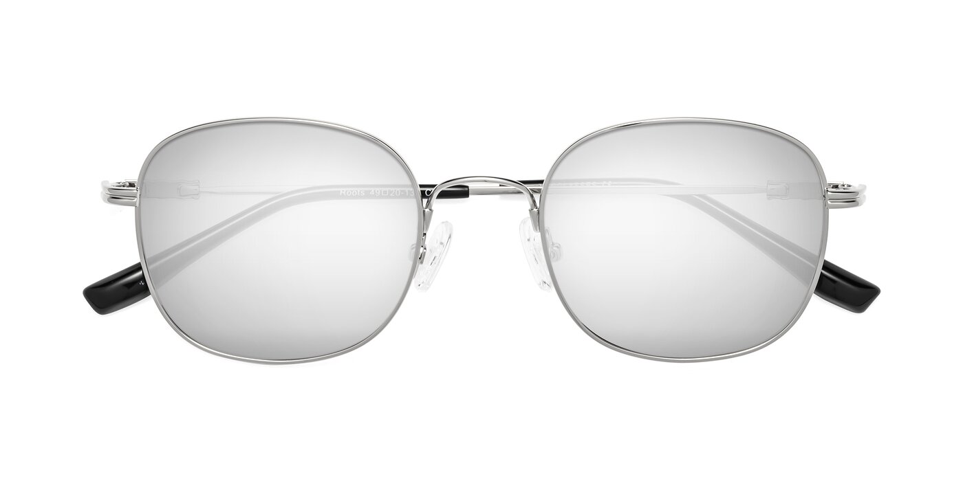 Roots - Silver Flash Mirrored Sunglasses