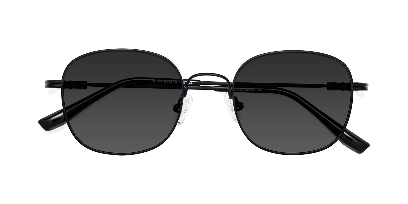Roots - Black Tinted Sunglasses