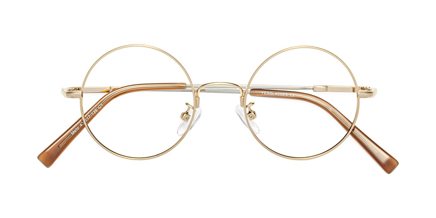 Melo - Gold Reading Glasses