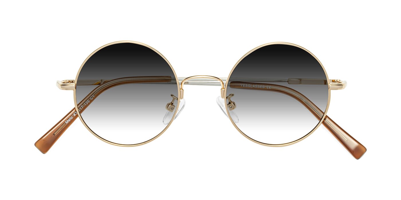 Melo - Gold Gradient Sunglasses