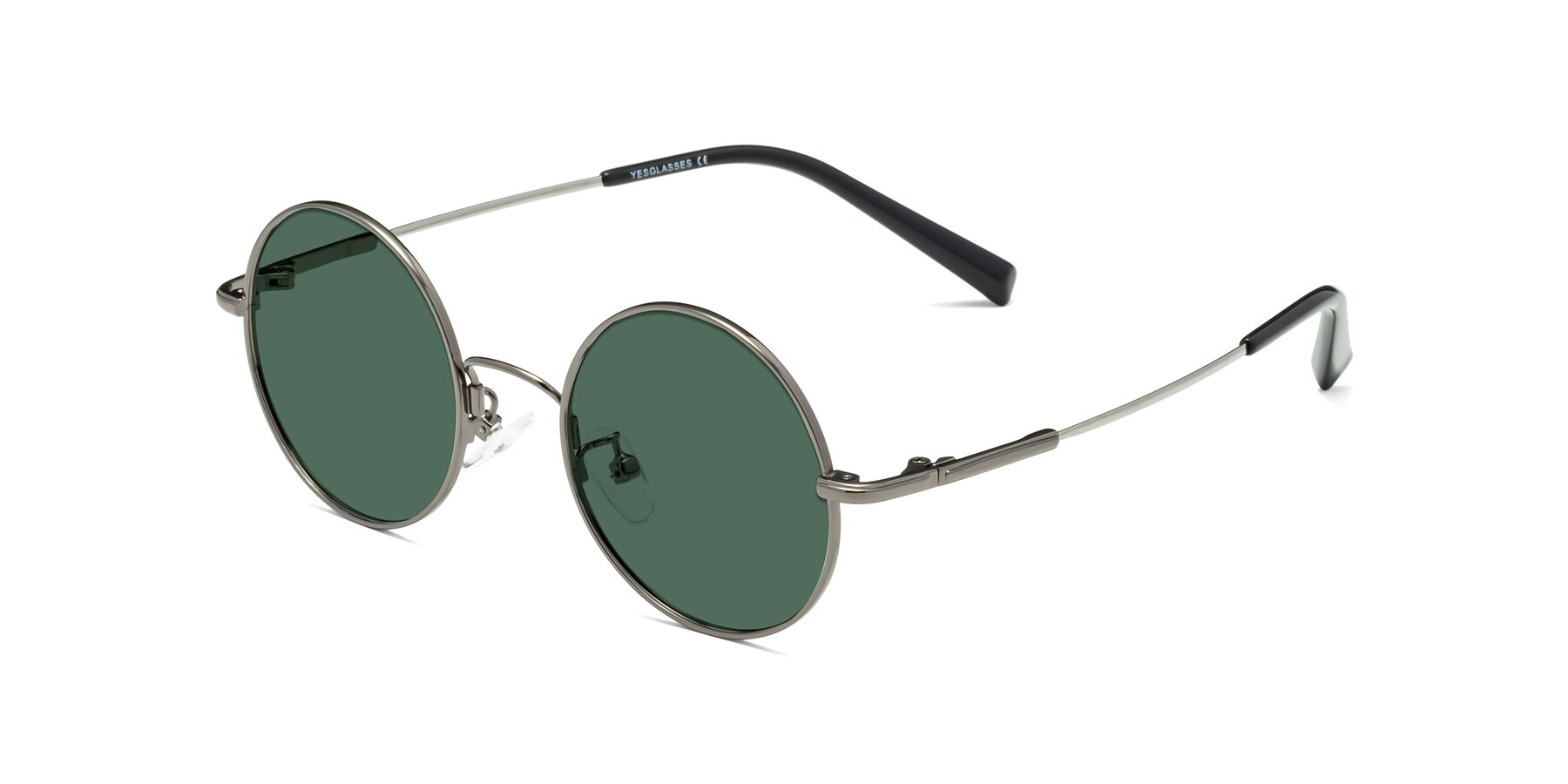 Angle of Melo in Gunmetal with Green Polarized Lenses