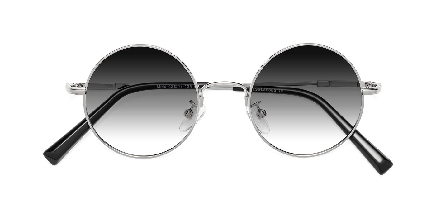 Melo - Silver Gradient Sunglasses
