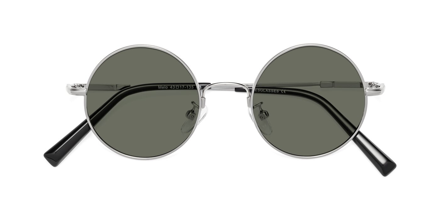 Melo - Silver Polarized Sunglasses