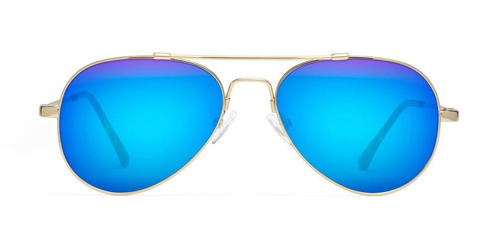 Dawn - Gold Flash Mirrored Sunglasses