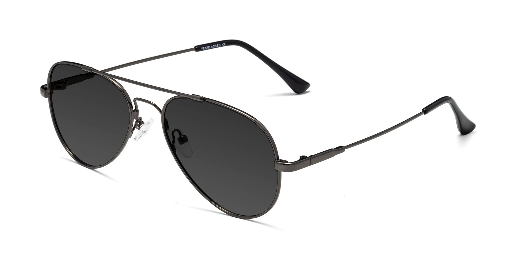 Angle of Dawn in Gunmetal with Gray Tinted Lenses