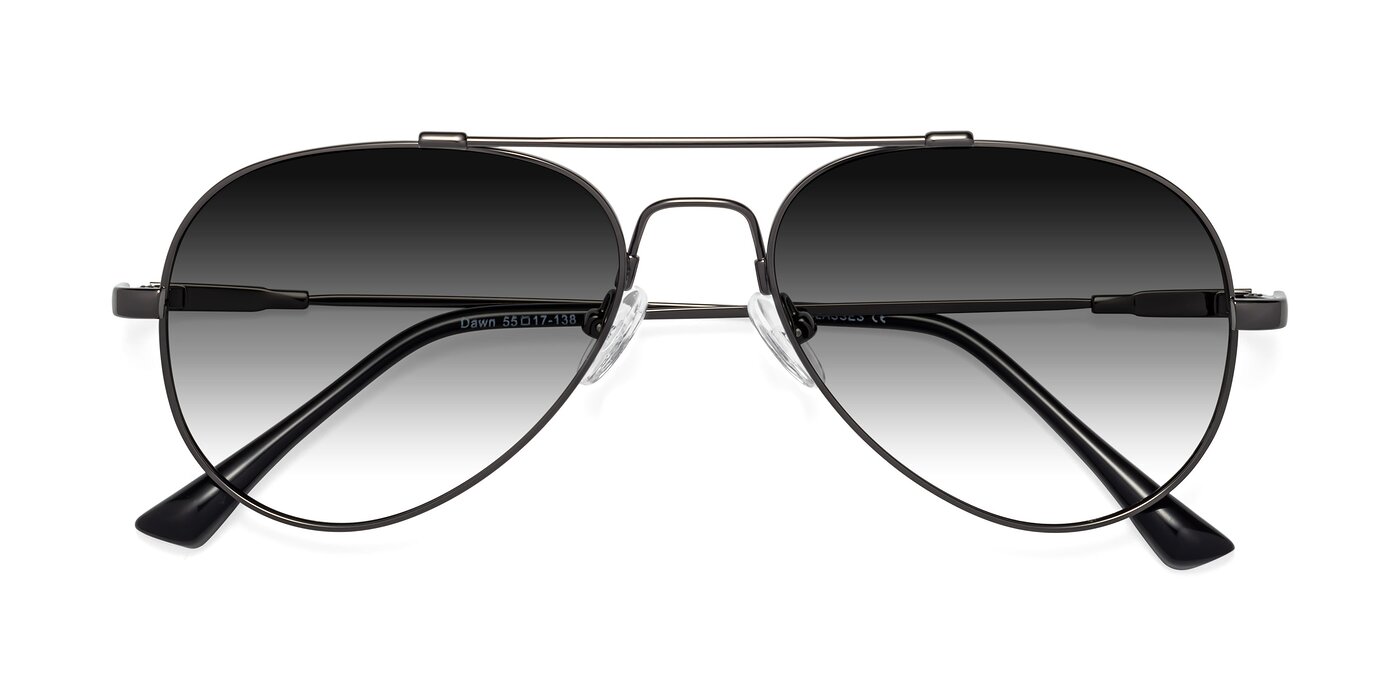 Dawn - Gunmetal Gradient Sunglasses