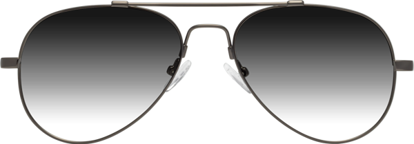 Gunmetal Lightweight Flexible Aviator Gradient Sunglasses with Gray ...