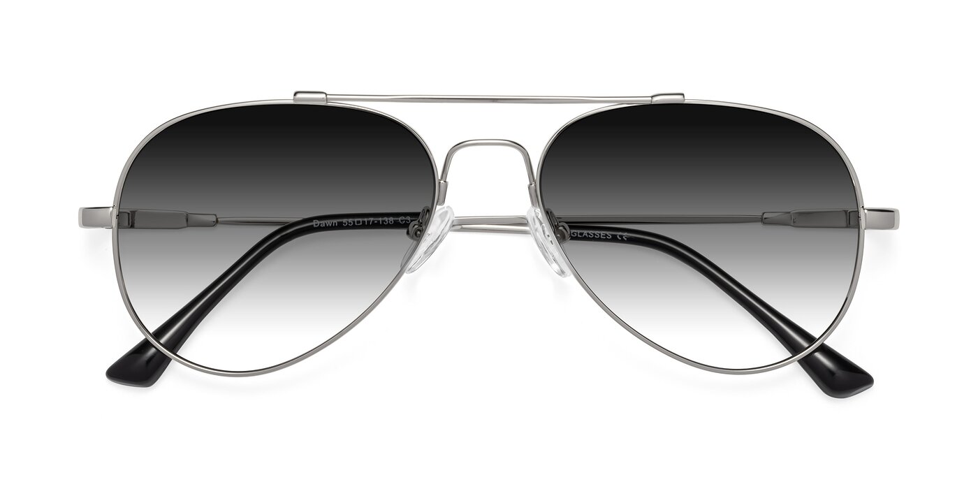 Dawn - Silver Gradient Sunglasses