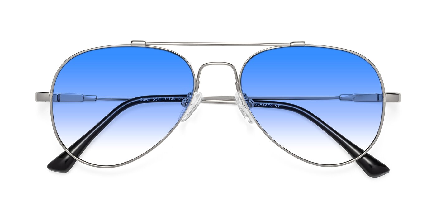 Dawn - Silver Gradient Sunglasses