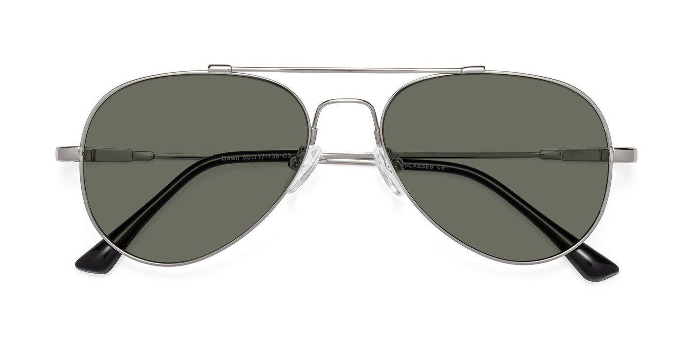 Dawn - Silver Polarized Sunglasses