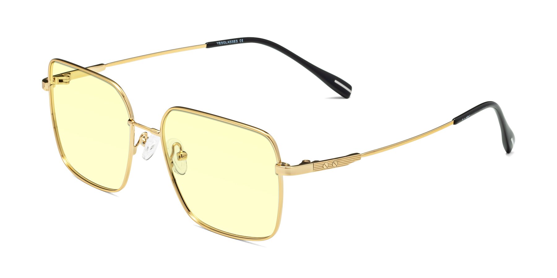 Angle of Ganus in Gold with Light Yellow Tinted Lenses