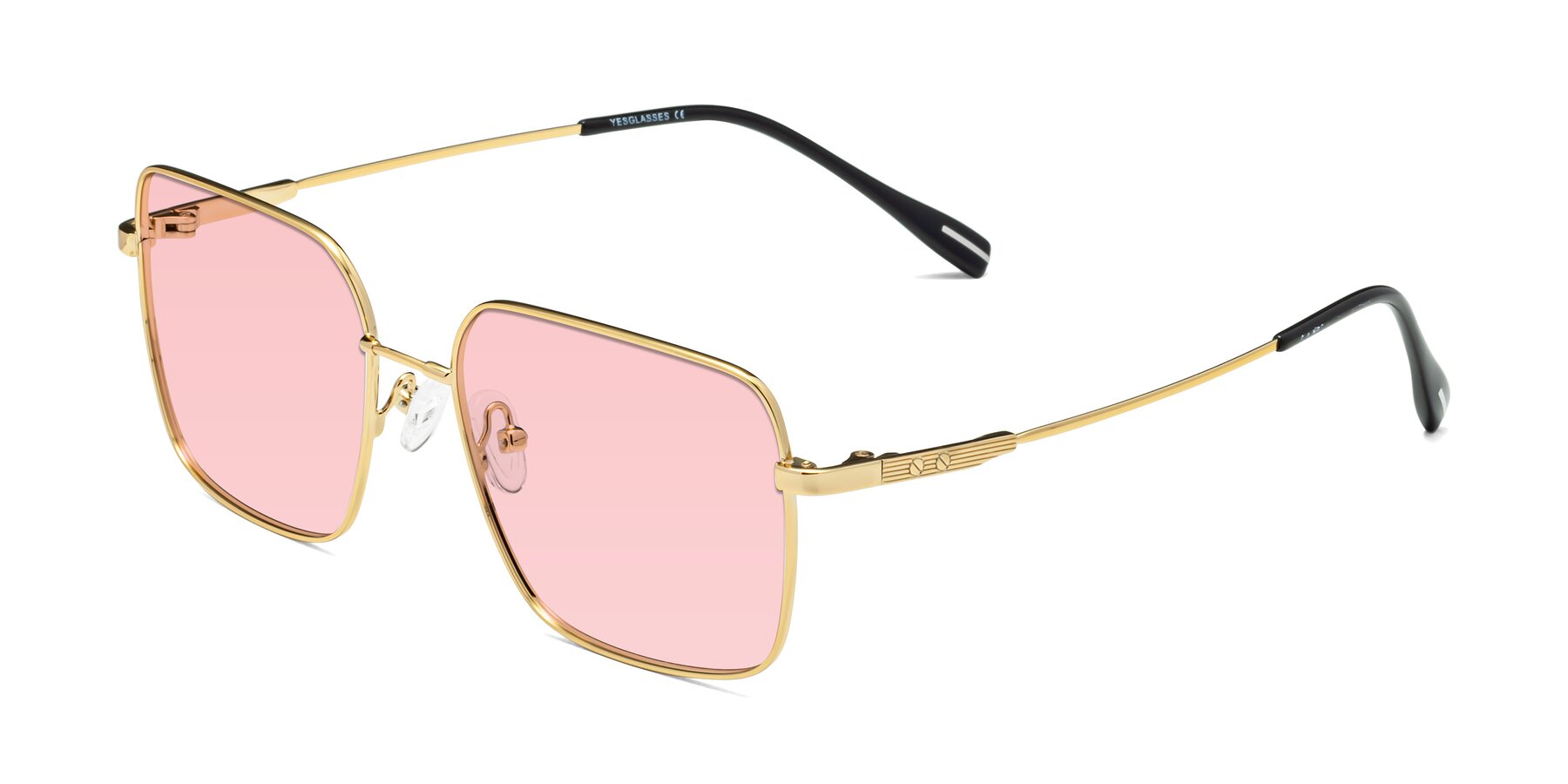 Angle of Ganus in Gold with Light Garnet Tinted Lenses