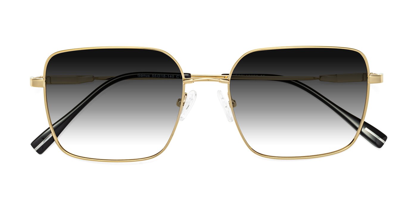 Ganus - Gold Gradient Sunglasses
