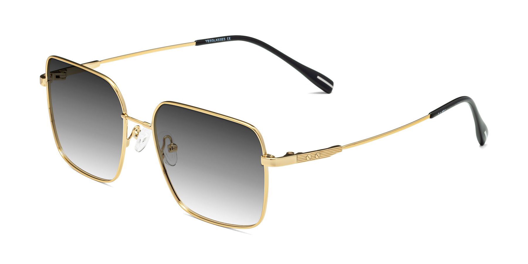 Angle of Ganus in Gold with Gray Gradient Lenses