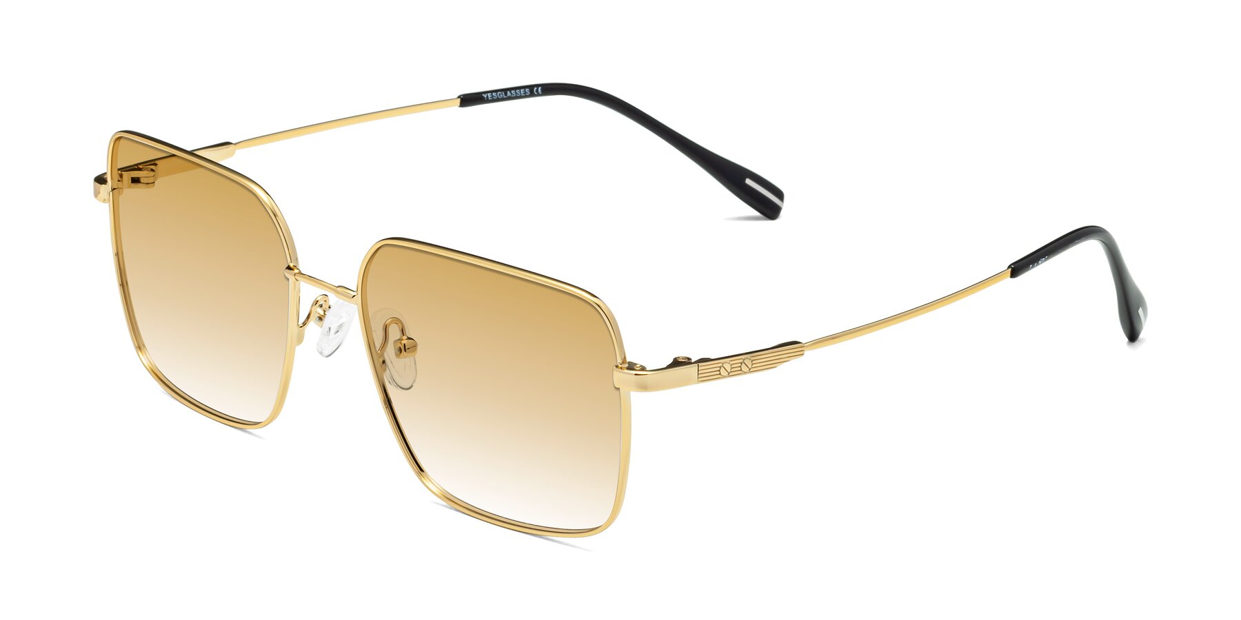 Angle of Ganus in Gold with Champagne Gradient Lenses