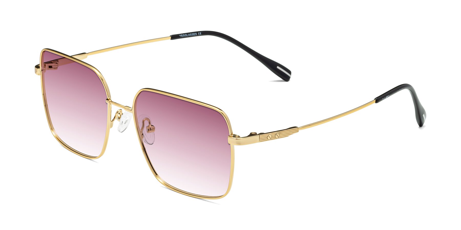 Angle of Ganus in Gold with Wine Gradient Lenses