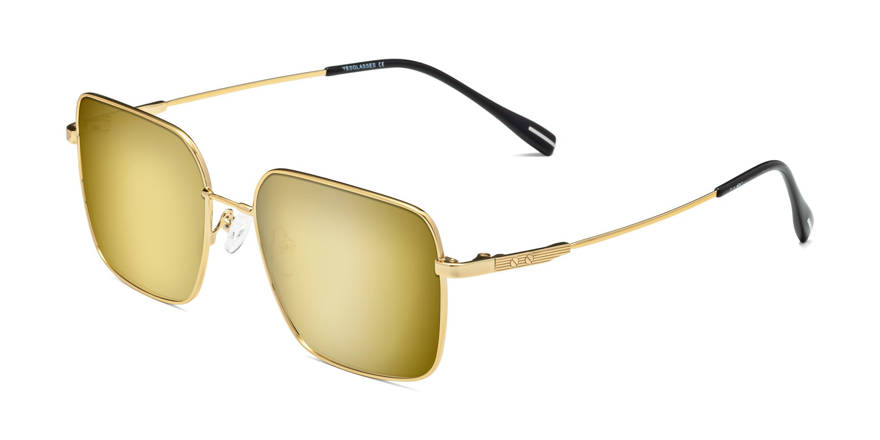 Angle of Ganus in Gold with Gold Mirrored Lenses